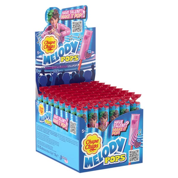 Chupa Chups Melody Pops Erdbeer