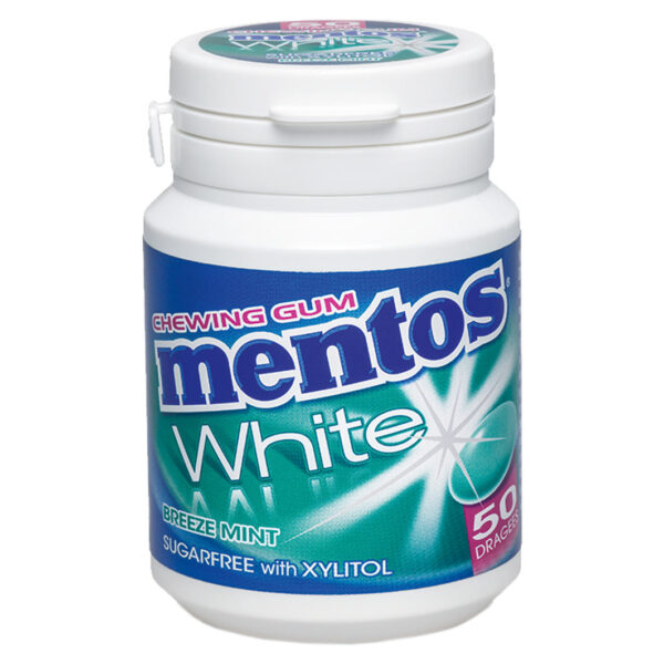 Mentos Gum White Breeze Mint 75g