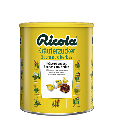 Ricola Kräuterzucker 1kg x 8 Dosen