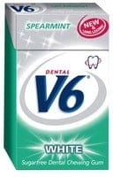 V6 Box White Spearmint Zuckerfrei 24 Packungen Kaugummi