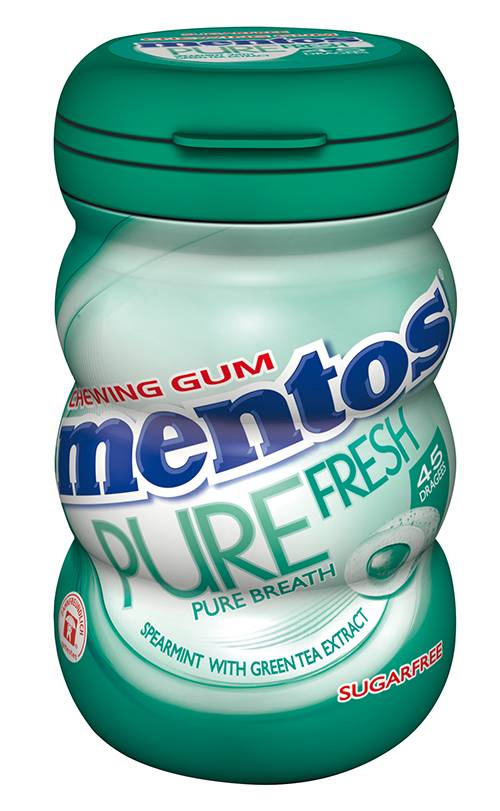 Mentos Gum Pure Fresh Spearmint 6 Boxen à 90g Kaugummi