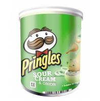 Pringles Sour Cream & Onion, 12 Pack à 40g Esswaren