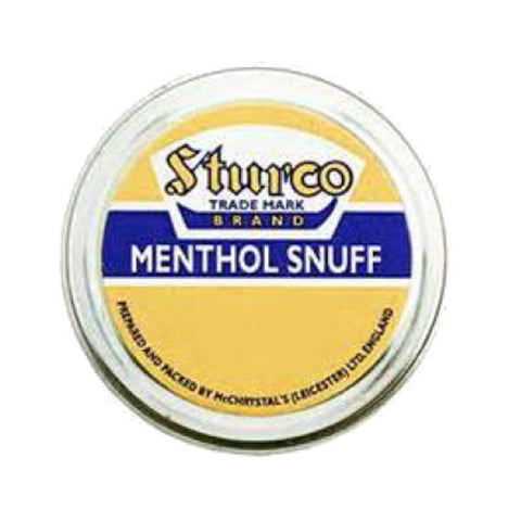 McChrystal's  Sturco Menthol Snuff  3.5g x 12