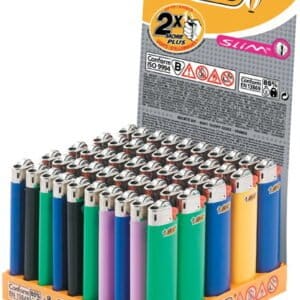 Bic Slim  Feuerzeug ass.  J23 x 50