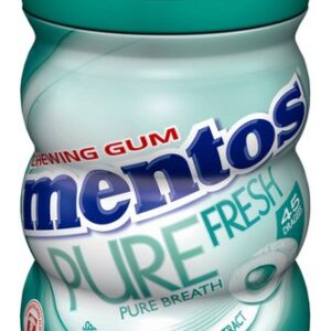 Mentos Gum  Pure Fresh Spearmint  90g  Bottle x 6