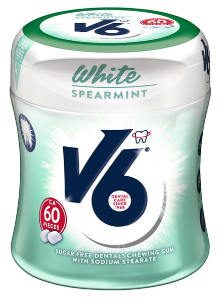 V6 White  Spearmint  87g & Gratis  Signal Zahnpasta x 6