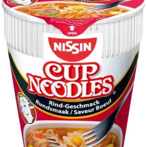 Nissin Noodles  Rindfleisch  64g  Cup x 8