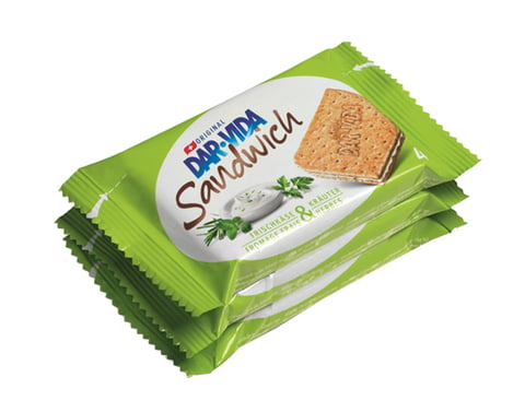 DAR-VIDA Sandwich  Frischkäse&Kräuter  3x65g  Pocket x 10