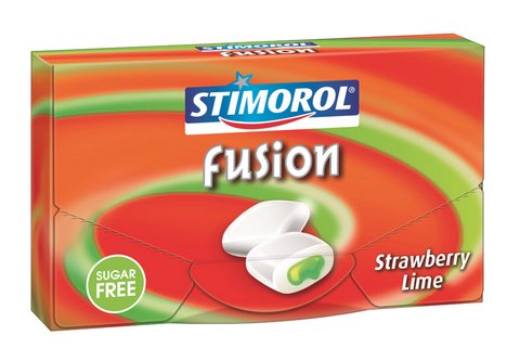 Stimorol Fusion  Strawberry-Lime x 16