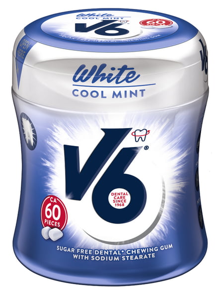 V6 White  Cool Mint  87g & Gratis  Signal Zahnpasta x 6