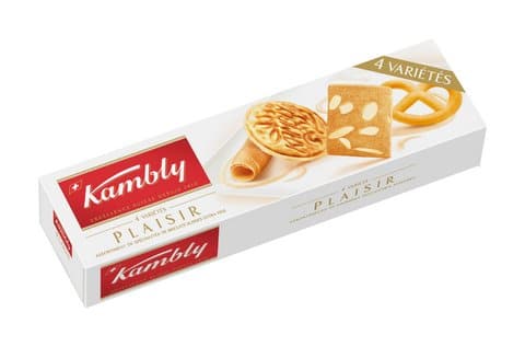 Kambly  Plaisir  90g  4 Variétés x 12