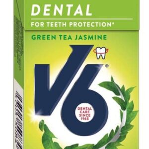 V6 Dental  Green Tea Jasmine  24g  Box x 24