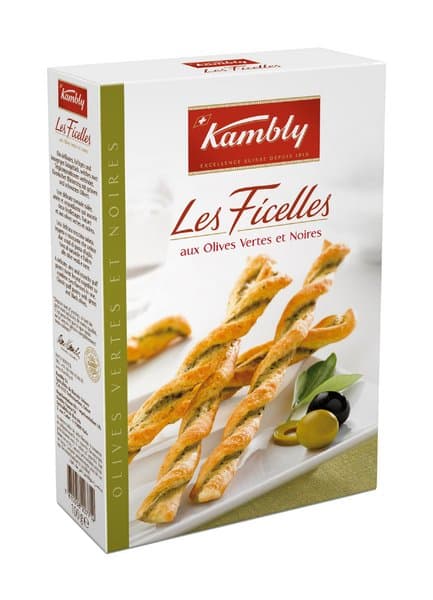 Kambly Les Ficelles  Oliven  100g x 12