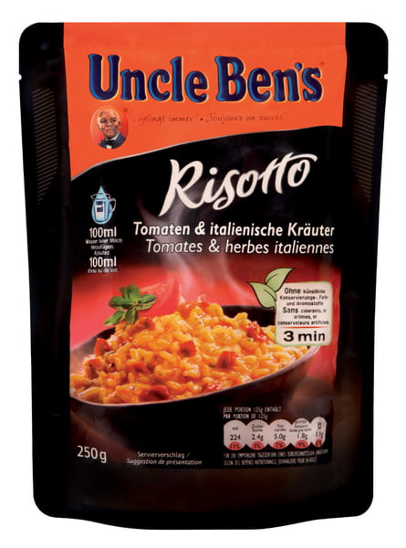 Uncle Ben's Risotto  Tomaten & Kräuter  250g  Btl. x 6