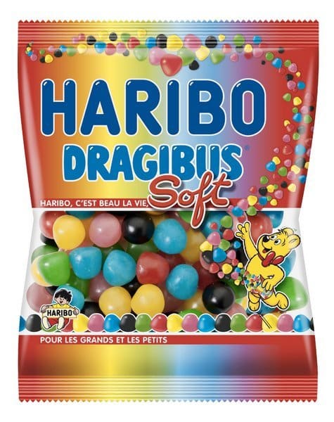 Haribo Dragibus Soft - Haribo Gros dragibus - 100g