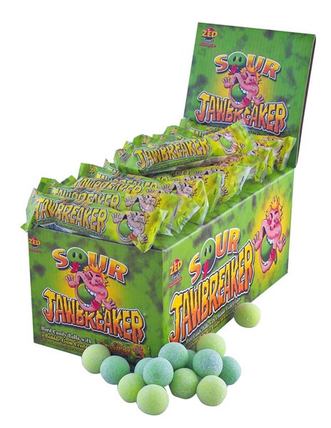 Zed Gum Jawbreaker  Sour  5x8g x 40