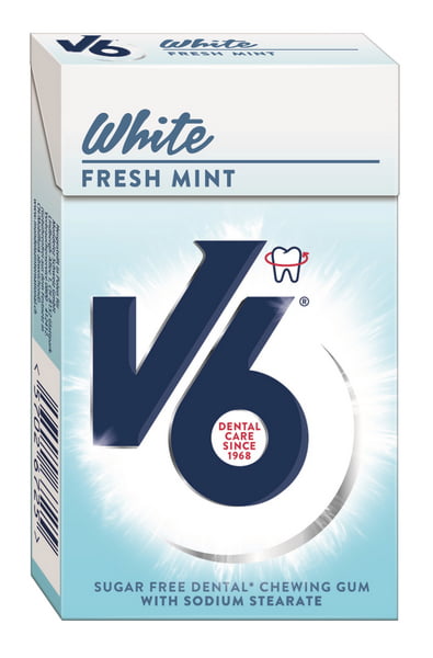 V6 White  Fresh Mint  24g  Box x 24
