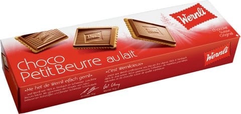 Wernli  Choco Pt.Beurre Lait  125g x 16