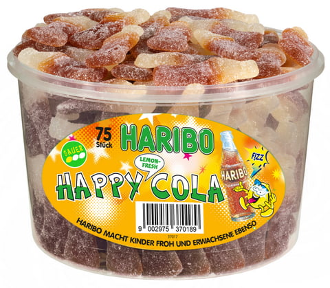 Haribo  Happy Cola Lemon  18g x 75