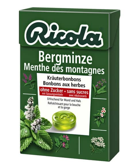 Ricola Box  Bergminze  50g x 20