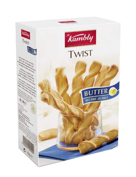 Kambly Twist  Butter  100g x 10