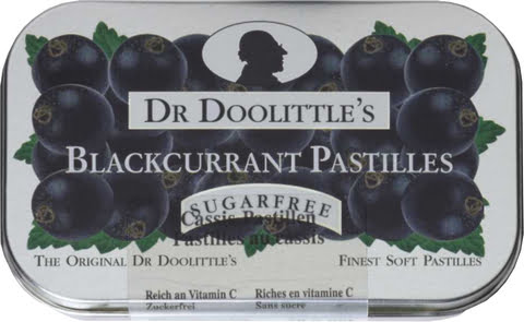Dr Doolittle's  Blackcurrant  70g  Do. x 8