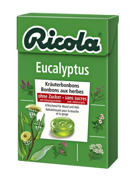 Ricola Box  Eucalyptus  50g x 20