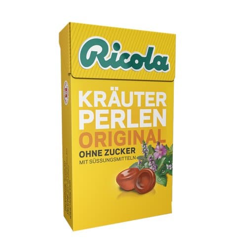 Ricola Pearls  Kräuter  25g  Box x 16