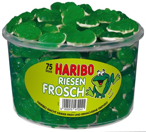 Haribo Riesen-Frösche 15g x 75