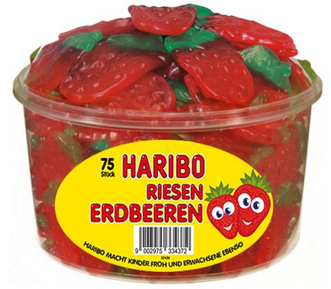 Haribo  Riesen-Erdbeeren  15g x 75