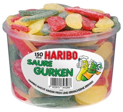 Haribo  Saure Gurken  8g x 150