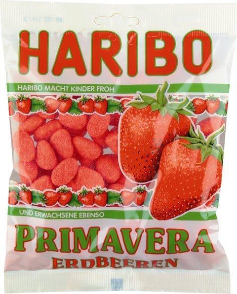 Haribo Primavera Erdbeeren 200g 30 Beutel - Suessigkeiten-Kaufen ...