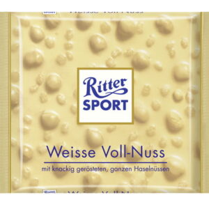 Ritter Sport  Weisse Voll-Nuss  100g x 10