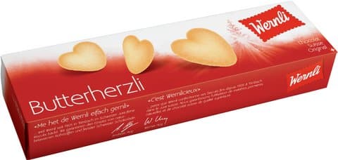 Wernli  Butterherzli  100g x 12