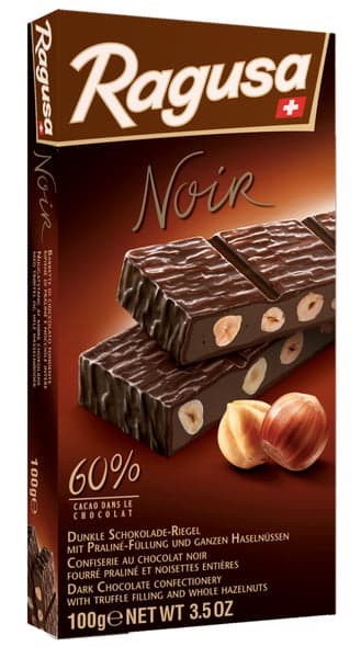 Ragusa  Noir 60%  100g x 18