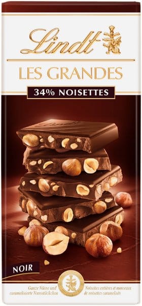 Lindt Les Grandes  Noisettes Noir  150g x 13