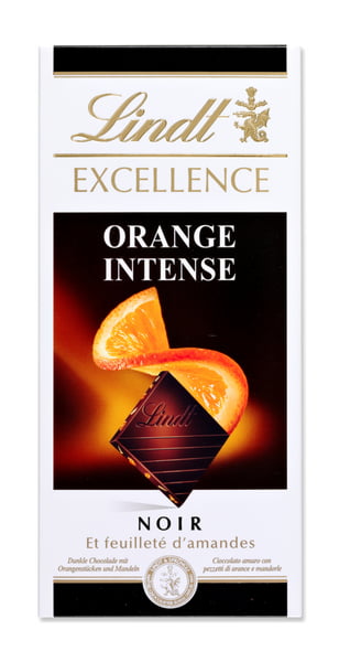 Lindt Excellence  Noir Orange Intense  100g x 20
