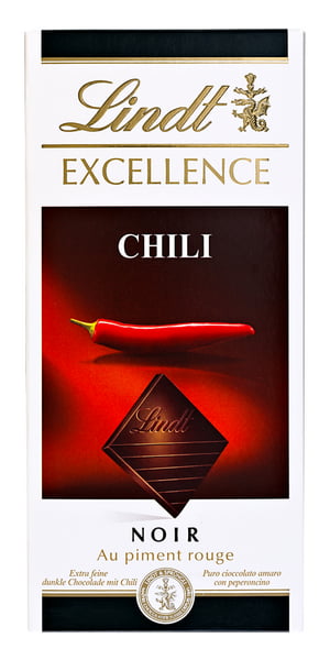 Lindt Excellence  Noir Chili  100g x 20