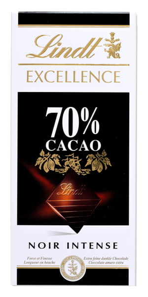 Lindt Excellence  Noir 70% Cacao  100g x 20