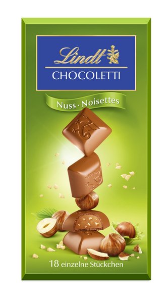 Lindt  Chocoletti Nuss  100g x 20
