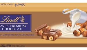 Lindt  Goldtafel Milch-Nuss  300g x 10