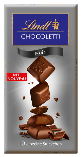 Lindt  Chocoletti Noir  100g x 20