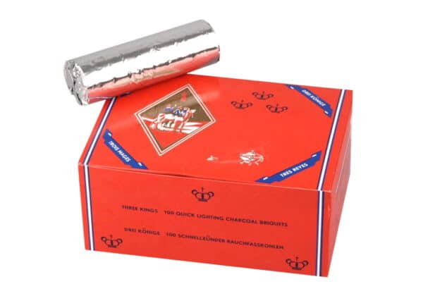 Three Kings  Wasserpfeifenkohle  10x33mm x 10