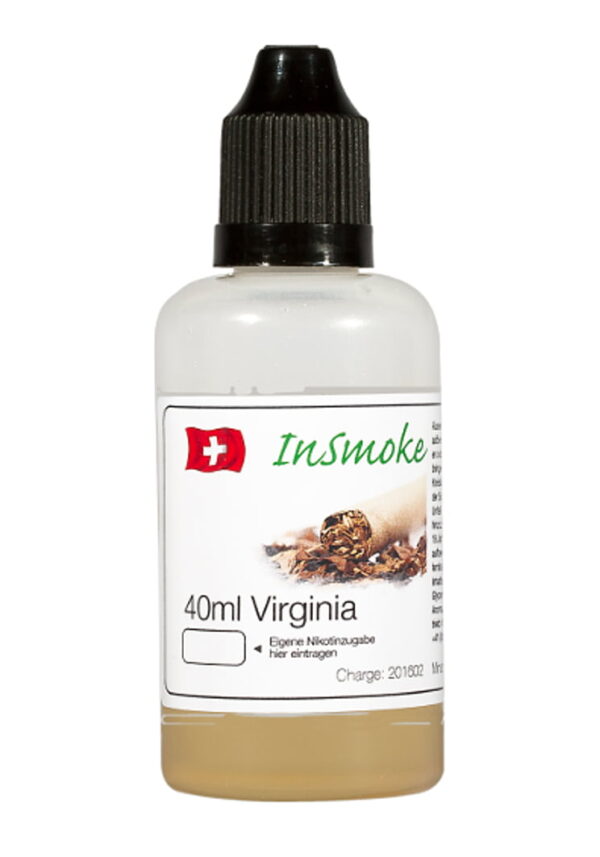 InSmoke Liquids  Virginia Tobac.Swiss  40ml  Flasche x 1