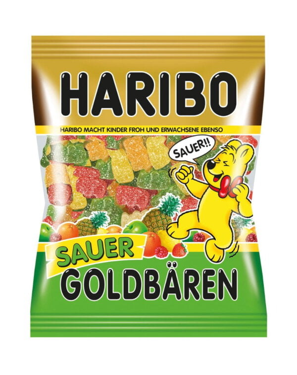 Haribo  Goldbären sauer  100g  Btl. x 30