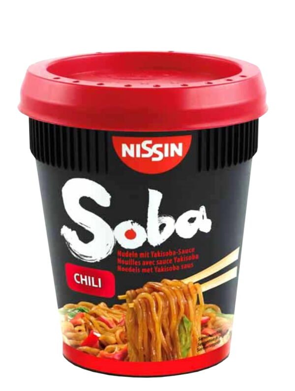 Nissin Soba  Chili  92g  Cup x 8