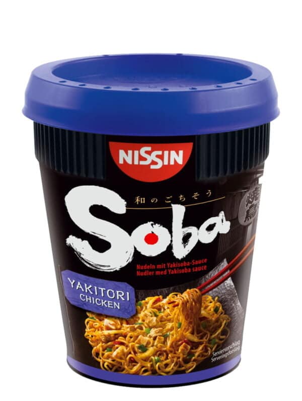 Nissin Soba  Yakitory Chicken  92g  Cup x 8