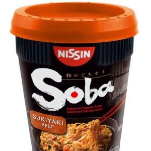 Nissin Soba  Sukiyaki Beef  92g  Cup x 8