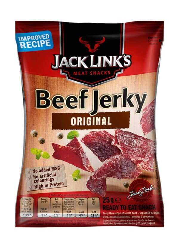 Jack Link's  Beef Jerky Original  25g  Btl. x 12