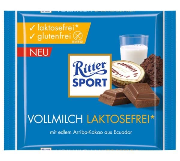 Ritter Sport  Vollmilch laktosef.  100g x 12